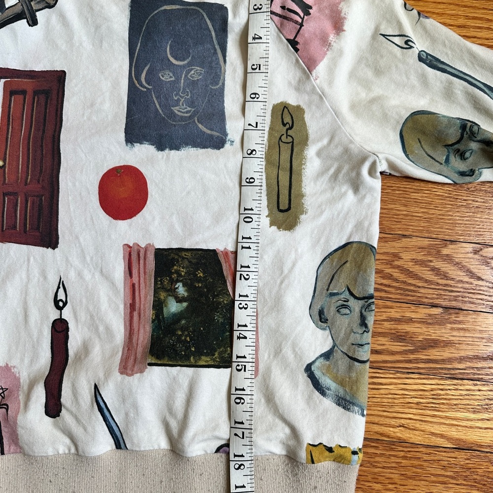 Samantha Pleet Multicolor Graphic Long Sleeve Tee - Picture 6 of 6
